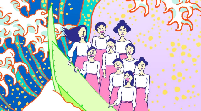 女声合唱コンサート「無言坂46」フライヤー イメージ画像